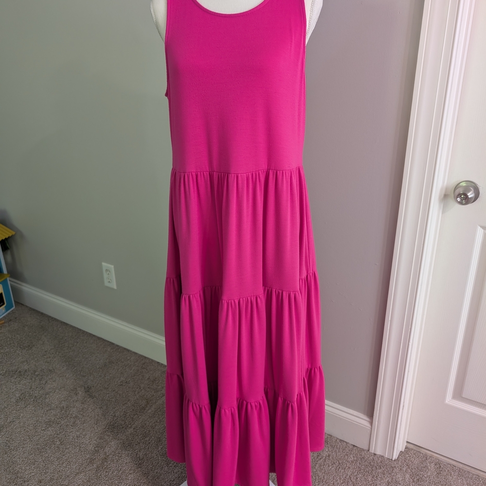 2 Crown & Ivy Sleeveless Maxi Dresses